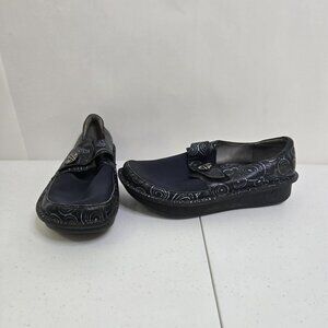 Alegria PG Lite Clogs Loafers Womens 39 US 9 Navy Blue Slip On Comfort Shoe Mary